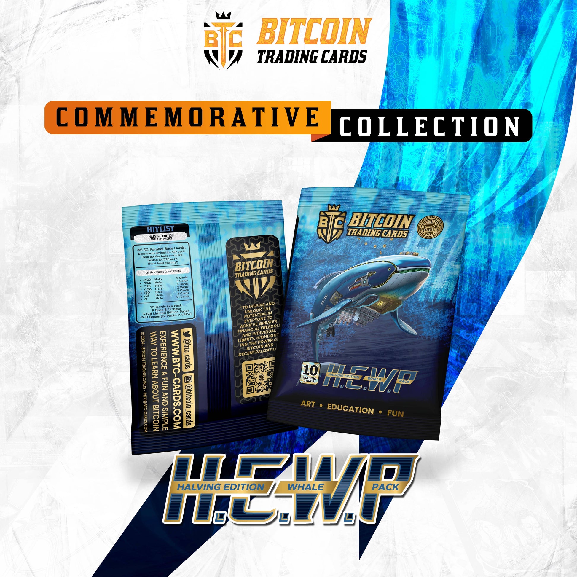 Halving Edition Whale Packs - Bitcoin Freedom Art