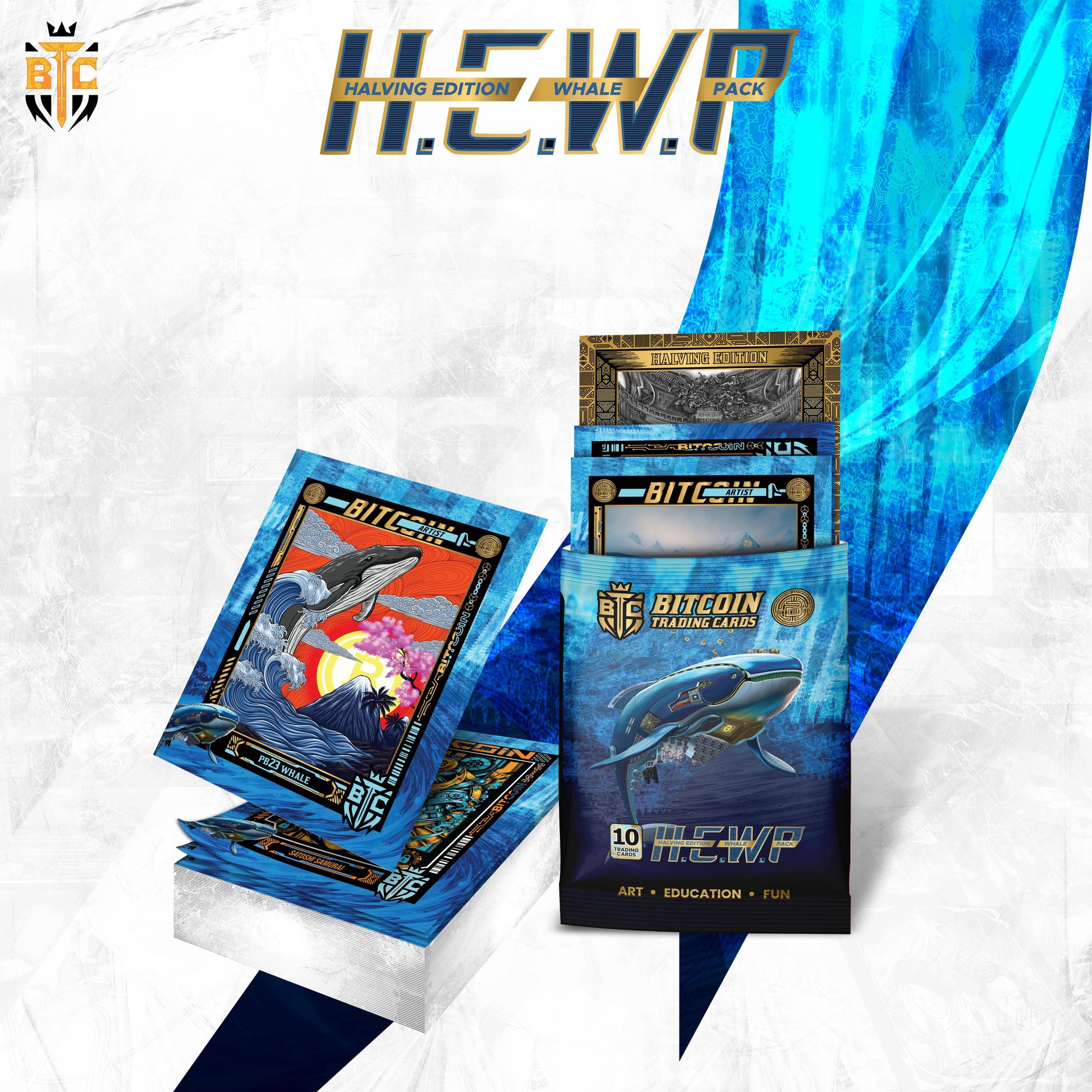 Halving Edition Whale Packs - Released Only once every 4 years - BTCTC