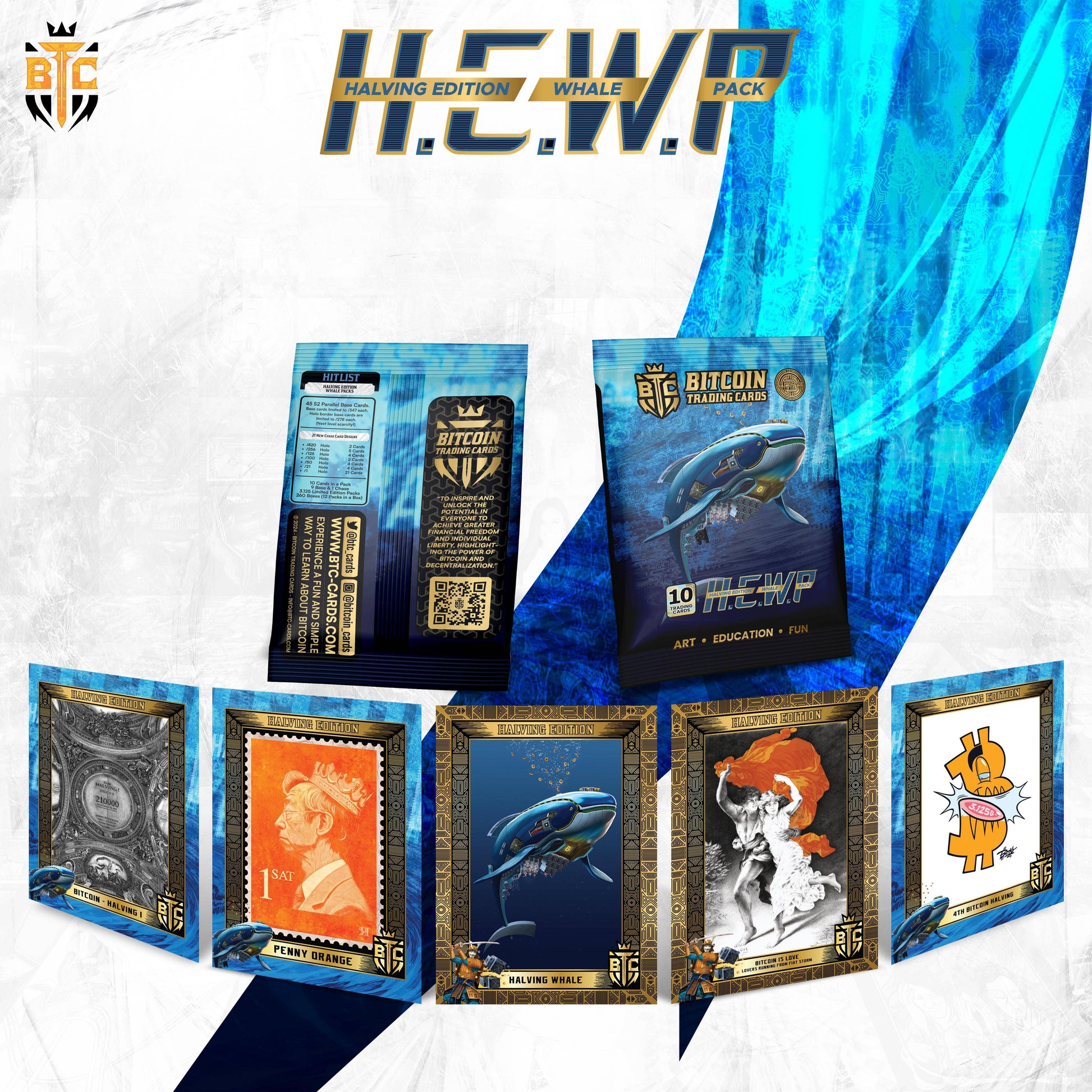 Halving Edition Whale Packs - Released Only once every 4 years - BTCTC