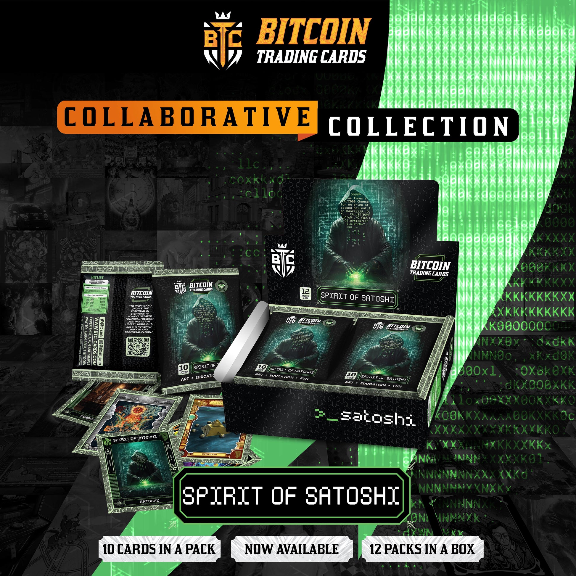 Spirit of Satoshi Collaborative Hobby Boxes - Bitcoin Freedom Art