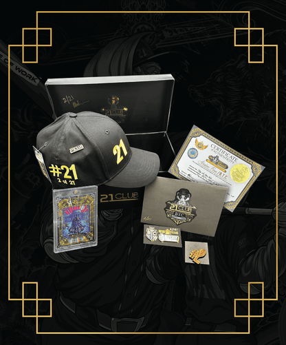 LE Hat + Card - 21 Club "Tip Of The Hat" Merch Combo