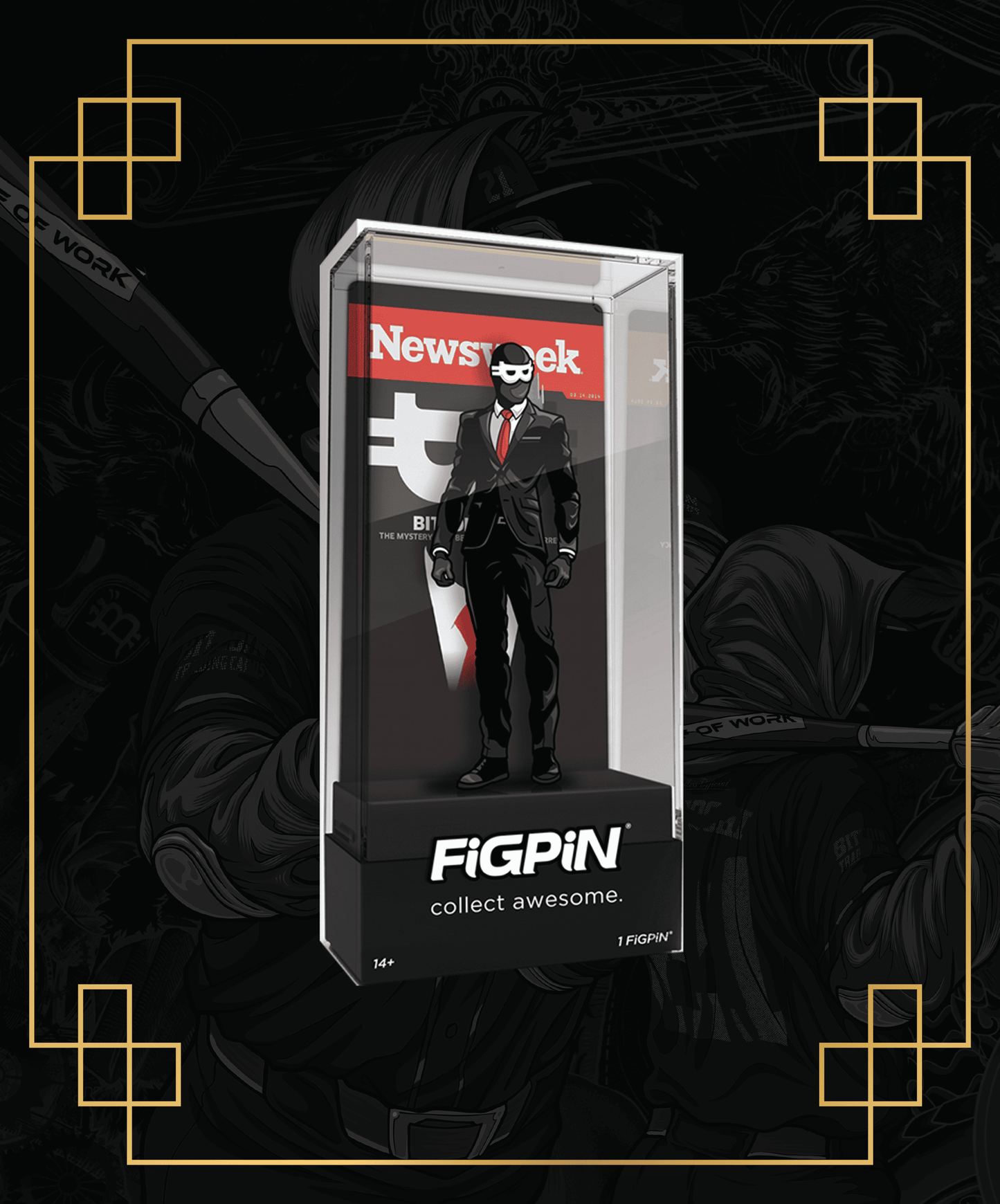 FiGPiN Satoshi Nakamoto - LE 1200 PCS
