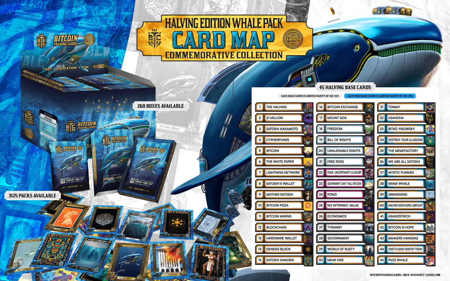 Halving Edition Whale Packs - Released Only once every 4 years - BTCTC