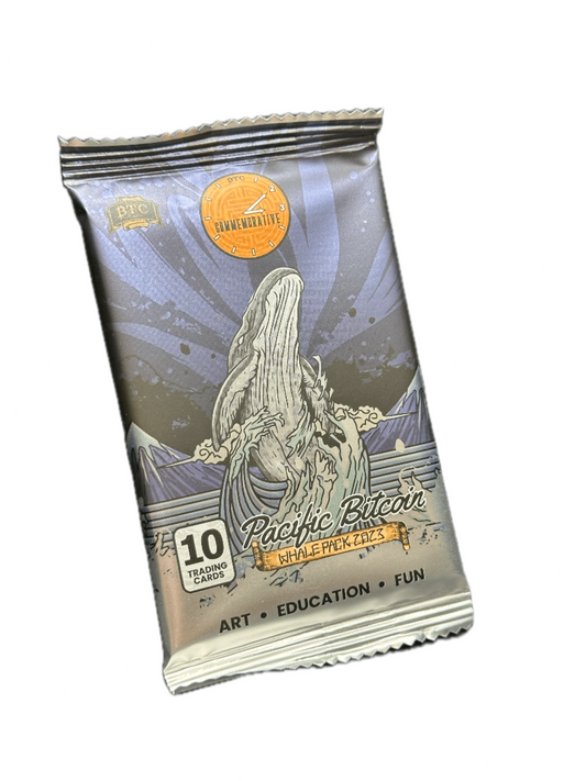 Pacific Bitcoin 2023 Whale Booster Packs - Limited Edition 1210 packs - BTCTC