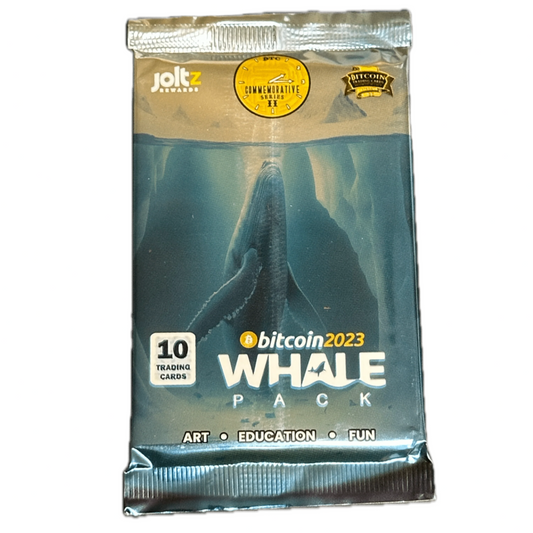 Bitcoin 2023 Commemorative Whale Booster Packs - Only 1,210 Packs - BTCTC