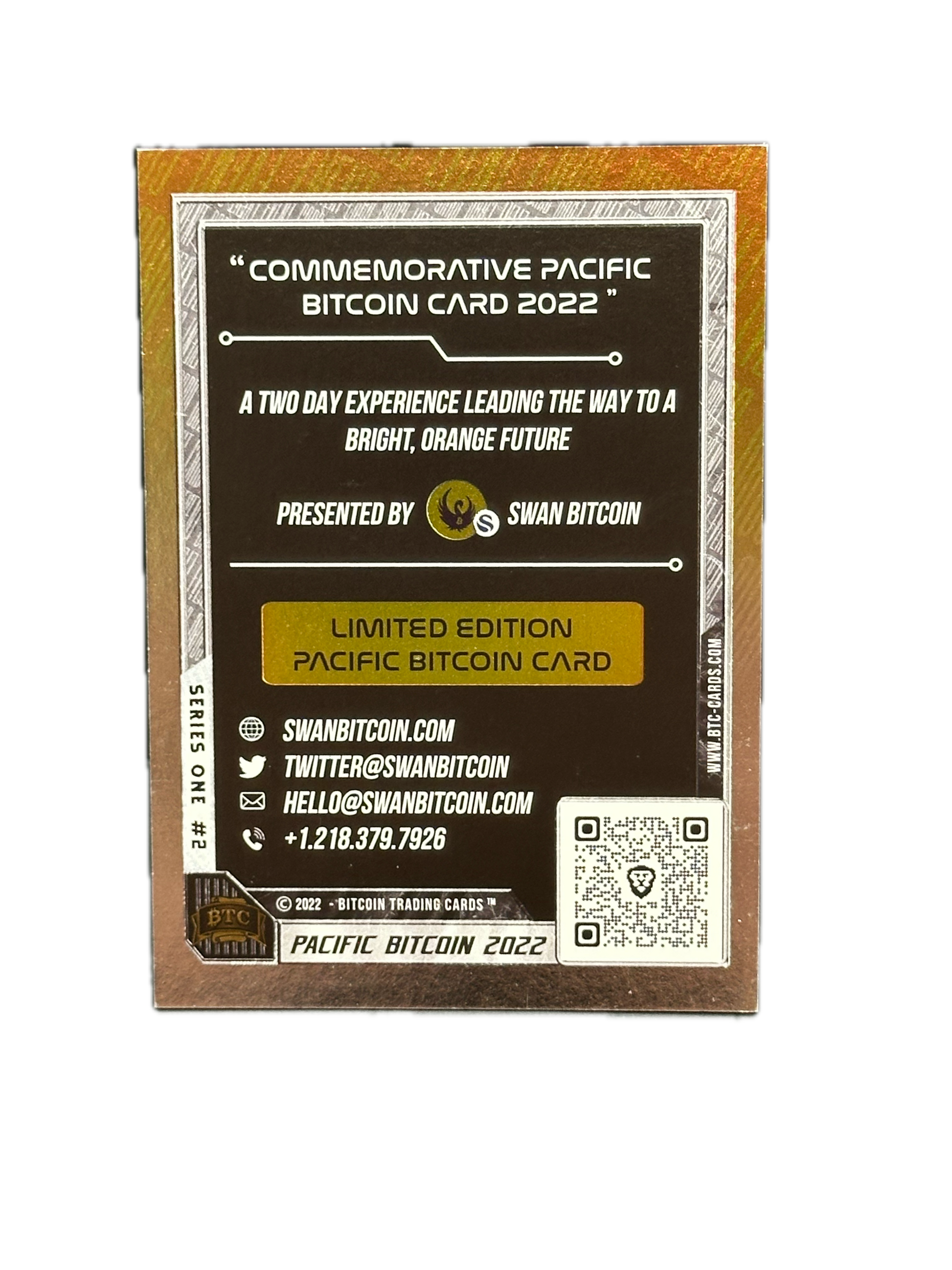 Pacific Bitcoin 22 - Commemorative Booster packs - Bitcoin Freedom Art