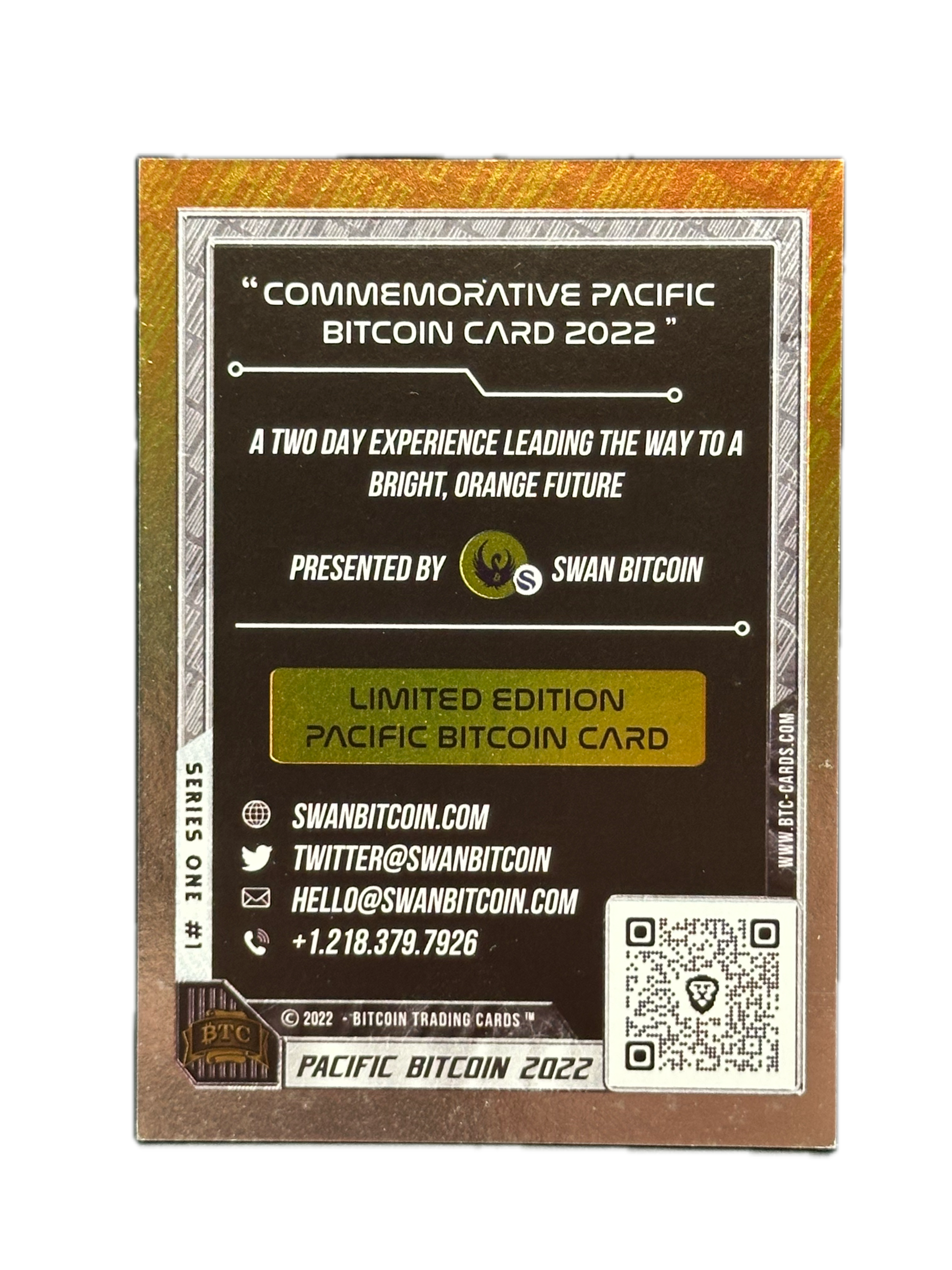 Pacific Bitcoin 22 - Commemorative Booster packs - BTCTC