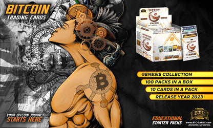 Orange Pill Pleb Bundle: 50 Genesis Packs + Exclusive Box Topper - BTCTC