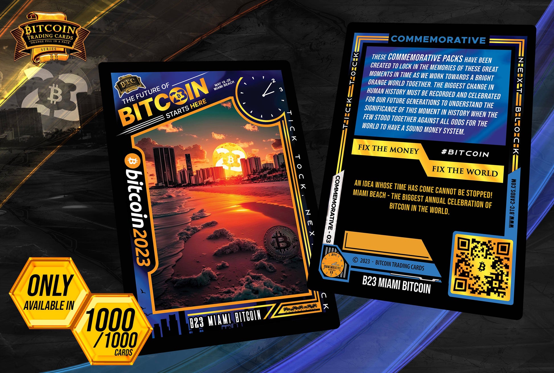 Bitcoin 2023 Commemorative Booster Packs  - Only 2,100 Packs - BTCTC