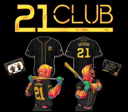 21 Club Merch - Team BTC Jersey Collection & BTC Pins