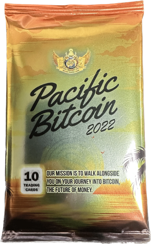 Pacific Bitcoin 22 - Commemorative Booster packs - Bitcoin Freedom Art