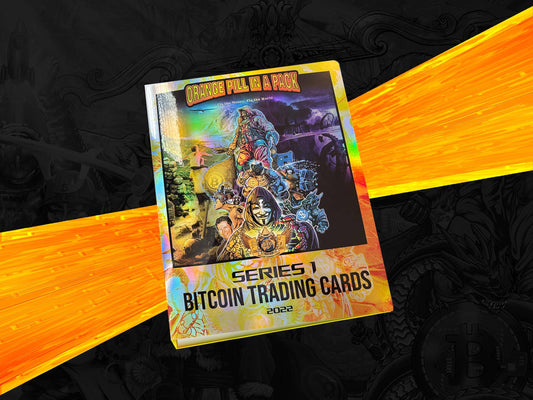 Limited Edition Custom OPP Series 1 Card Binder - Bitcoin Freedom Art