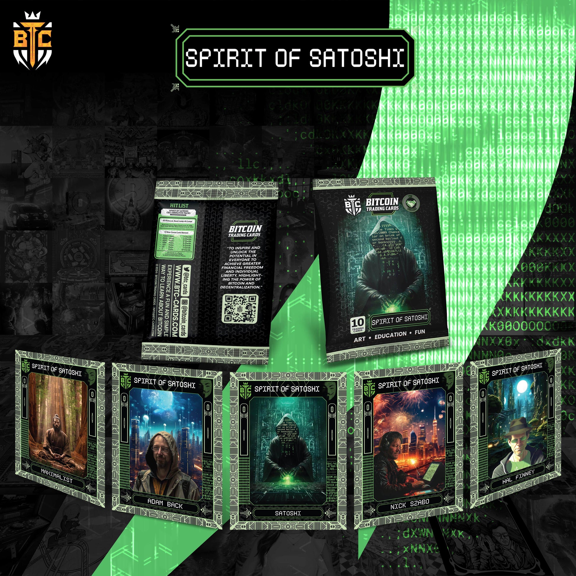 Spirit of Satoshi Collaborative Booster Packs - LE 5005 Packs - BTCTC