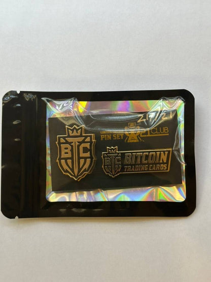 21 Club BTC Pin Set - Limited Edition | Bitcoin Art